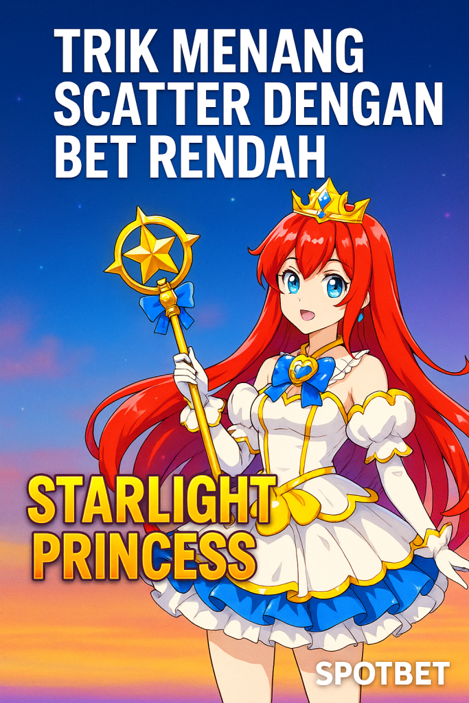 Trik Menang Scatter Bet Rendah di Starlight Princess